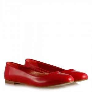 Babet Ayakkabı Kırmızı Rugan