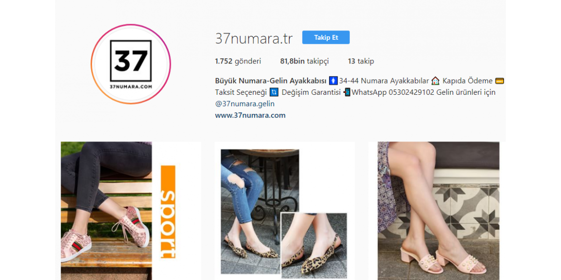 İNSTAGRAM AYAKKABI BUTİK