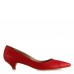 Stiletto Kırmızı Alçak Topuklu Ayakkabı
