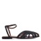 Siyah Kafes Model Sandalet