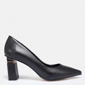 Stiletto Siyah Topuklu Ayakkabı