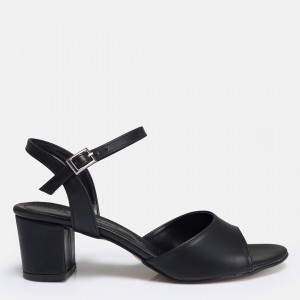 Siyah Topuklu Ayakkabı  Sandalet