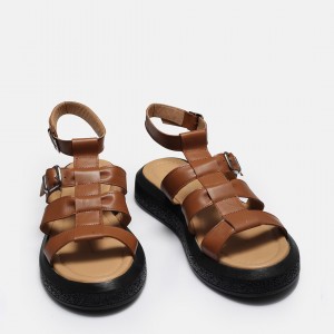 Taba Hakiki Deri Sandalet