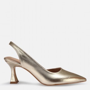 Stiletto Mat Altın Rengi 