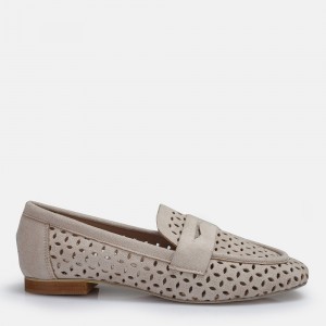 Ten Süet Kadın Loafer Ayakkabı