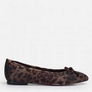 Babet Ayakkabı Leopar Taşlı