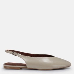 Babet Ayakkabı Bej Arkası Açık Babet Ayakkabı Bej Arkası Açık