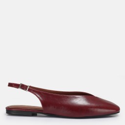 Babet Ayakkabı Bordo Arkası Açık Babet Ayakkabı Bordo Arkası Açık