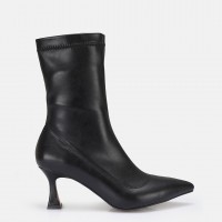 Siyah Streç Topuklu Bot Siyah Streç Topuklu Bot