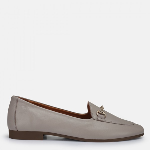 Loafer Ayakkabı Vizon Hakiki Deri Loafer Ayakkabı Vizon Hakiki Deri